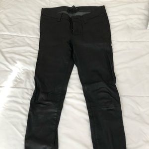 J Brand Leather Skinny Pants Size 27